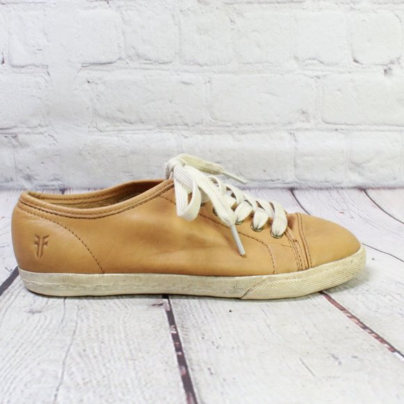 Frye Other - Frye Chambers Brown Leather Lace up Low Sneaker Size US 3